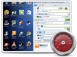 A typical PC, cluttered, slow, and infested with crapware