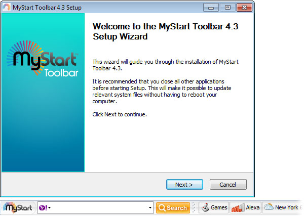 MyStart Toolbar