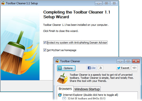 Toolbar Cleaner